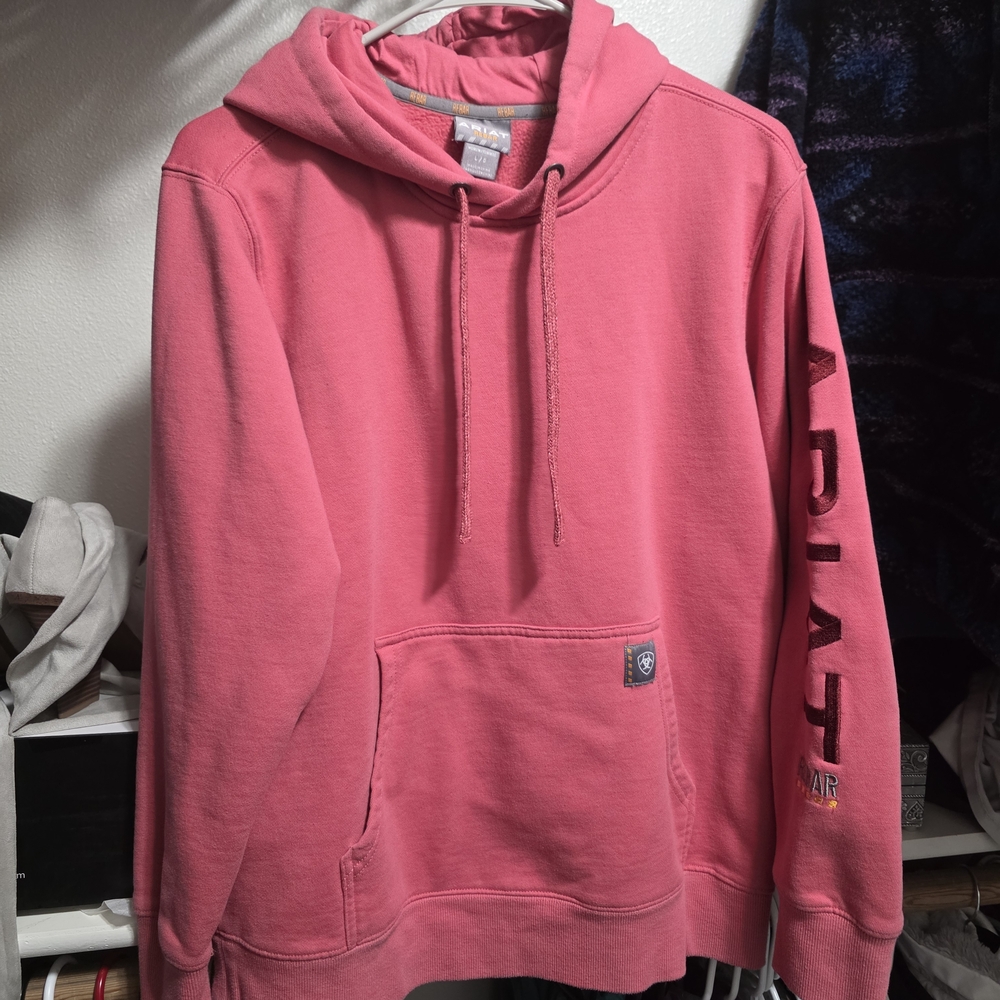 Ariat Vibrant Pink Hoodie Sweater